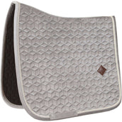 Kentucky Tapis de Selle Basic Velvet Dressage Beige Kentucky Tapis de Selle Basic Velvet Dressage Beige