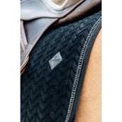 Kentucky Tapis de Selle velours Pearls Dressage Noir Kentucky Tapis de Selle velours Pearls Dressage Noir