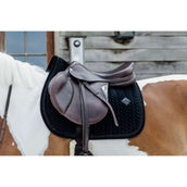 Kentucky Tapis de Selle velours Pearls de Saut Noir Kentucky Tapis de Selle velours Pearls de Saut Noir