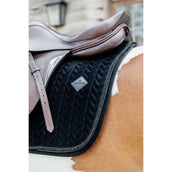 Kentucky Tapis de Selle velours Pearls de Saut Noir Kentucky Tapis de Selle velours Pearls de Saut Noir