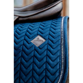 Kentucky Tapis de Selle velours Pearls Dressage Marin Kentucky Tapis de Selle velours Pearls Dressage Marin