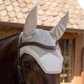 Kentucky Bonnet Anti-Mouches Wellington Velvet Pied de Poule Gris/Blanc Kentucky Bonnet Anti-Mouches Wellington Velvet Pied de Poule Gris/Blanc