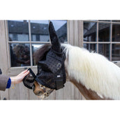 Kentucky Masque Anti-Mouches Heart avec Oreilles et Nez Noir Kentucky Masque Anti-Mouches Heart avec Oreilles et Nez Noir