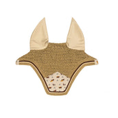 Kentucky Bonnet Anti-Mouches Wellington Velvet Horse Printing Beige Kentucky Bonnet Anti-Mouches Wellington Velvet Horse Printing Beige