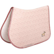 Kentucky Horsewear Tapis de Selle Unicorn Head Glitter de Saut Soft Rose Kentucky Horsewear Tapis de Selle Unicorn Head Glitter de Saut Soft Rose