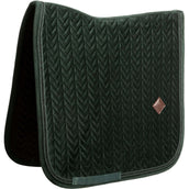 Kentucky Tapis de Selle Velvet Mini Pearls Dressage Pine Green Kentucky Tapis de Selle Velvet Mini Pearls Dressage Pine Green