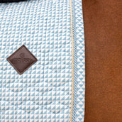 Kentucky Tapis de Selle Velvet Flags Dressage Bleu clair Kentucky Tapis de Selle Velvet Flags Dressage Bleu clair