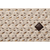 Kentucky Tapis de Selle Velvet Horse Printing Beige Kentucky Tapis de Selle Velvet Horse Printing Beige