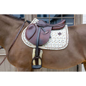 Kentucky Tapis de Selle Velvet Horse Printing Beige Kentucky Tapis de Selle Velvet Horse Printing Beige
