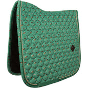 Kentucky Tapis de Selle Velvet Horse Printing Dressage Vert Kentucky Tapis de Selle Velvet Horse Printing Dressage Vert