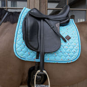 Kentucky Tapis de Selle Velvet Pied De Poule Dressage Marin Kentucky Tapis de Selle Velvet Pied De Poule Dressage Marin