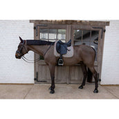 Kentucky Tapis de Selle Velvet Pied De Poule Dressage Marron Kentucky Tapis de Selle Velvet Pied De Poule Dressage Marron