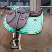Kentucky Tapis de Selle Velvet Pied De Poule de Saut Vert clair Kentucky Tapis de Selle Velvet Pied De Poule de Saut Vert clair
