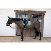 Kentucky Tapis de Selle Velvet Pied De Poule Dressage Vert foncé Kentucky Tapis de Selle Velvet Pied De Poule Dressage Vert foncé