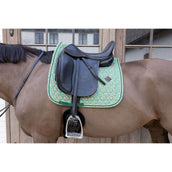 Kentucky Tapis de Selle Velvet Pied De Poule Dressage Vert foncé Kentucky Tapis de Selle Velvet Pied De Poule Dressage Vert foncé