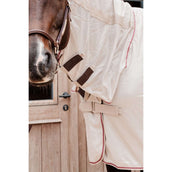 Kentucky Couverture Anti-Mouches Comfort Mesh Classic with Neck & Belly Cover Beige/Bordeaux Kentucky Couverture Anti-Mouches Comfort Mesh Classic with Neck & Belly Cover Beige/Bordeaux