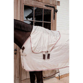 Kentucky Couverture Anti-Mouches Comfort Mesh Classic with Neck & Belly Cover Beige/Bordeaux Kentucky Couverture Anti-Mouches Comfort Mesh Classic with Neck & Belly Cover Beige/Bordeaux