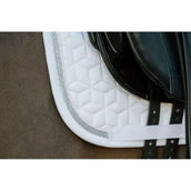 Kentucky Tapis de Selle Glitter Rope Dressage Blanc/Blanc Kentucky Tapis de Selle Glitter Rope Dressage Blanc/Blanc