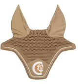 Kentucky Horsewear Bonnet Anti-Mouches Wellington 3D Logo Beige Kentucky Horsewear Bonnet Anti-Mouches Wellington 3D Logo Beige