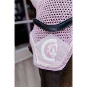 Kentucky Horsewear Bonnet Anti-Mouches Wellington 3D Logo Rose clair Kentucky Horsewear Bonnet Anti-Mouches Wellington 3D Logo Rose clair