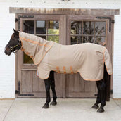 Kentucky Horsewear Couverture Anti-Mouches Comfort Mesh Beige/Orange Kentucky Horsewear Couverture Anti-Mouches Comfort Mesh Beige/Orange