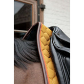 Kentucky Horsewear Tapis de Selle Onion Quilt Leather Neon Dressage Kaki Kentucky Horsewear Tapis de Selle Onion Quilt Leather Neon Dressage Kaki