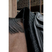 Kentucky Horsewear Tapis de Selle Fake Fur Onion Quilt Dressage Noir Kentucky Horsewear Tapis de Selle Fake Fur Onion Quilt Dressage Noir