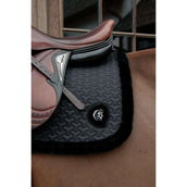 Kentucky Horsewear Tapis de Selle Fake Fur Onion Quilt de Saut Noir Kentucky Horsewear Tapis de Selle Fake Fur Onion Quilt de Saut Noir