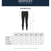 Kentucky Pantalon d'Équitation Mexico Knee Grip Hommes Marin Kentucky Pantalon d'Équitation Mexico Knee Grip Hommes Marin