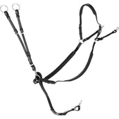 Covalliero Collier de Chasse avec Martingale Noir Covalliero Collier de Chasse avec Martingale Noir