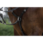 Covalliero Collier de Chasse avec Martingale Noir Covalliero Collier de Chasse avec Martingale Noir