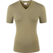 Covalliero T-Shirt SS26 Femme Noix Covalliero T-Shirt SS26 Femme Noix