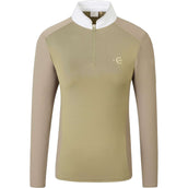 Covalliero T-shirt de Concours SS26 Femme Longues Manches Noix Covalliero T-shirt de Concours SS26 Femme Longues Manches Noix