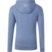 Covalliero Pull col Hoodie SS26 Femme Smoked Blue Covalliero Pull col Hoodie SS26 Femme Smoked Blue