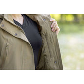Covalliero Longue Impermêable SS26 Femme Noix Covalliero Longue Impermêable SS26 Femme Noix