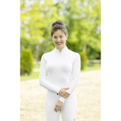 Covalliero T-shirt de Concours SS26 Femme Longues Manches Blanc Covalliero T-shirt de Concours SS26 Femme Longues Manches Blanc