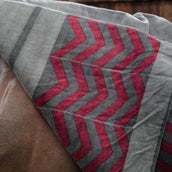 Kentucky Couverture Polaire Heavy Square Fishbone Gris/Bordeuax Kentucky Couverture Polaire Heavy Square Fishbone Gris/Bordeuax