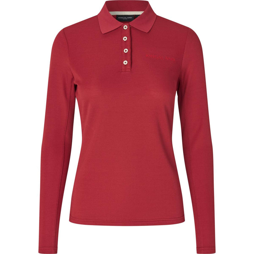 Kingsland Polo KLAmy Femme Grenat Rouge Kingsland Polo KLAmy Femme Grenat Rouge