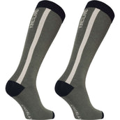 Kingsland Chaussettes d'Équitation KLLaura Coolmax 2-Pack Green Agave Kingsland Chaussettes d'Équitation KLLaura Coolmax 2-Pack Green Agave