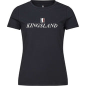 Kingsland Chemise Classic Manches Courtes Femme Marin Kingsland Chemise Classic Manches Courtes Femme Marin
