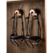 LeMieux Bride Kudos Patent Dressage Noir LeMieux Bride Kudos Patent Dressage Noir