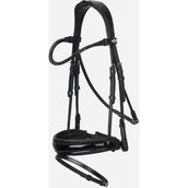 LeMieux Bride Kudos Patent Dressage Noir LeMieux Bride Kudos Patent Dressage Noir