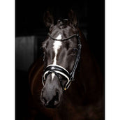 LeMieux Bride Kudos Patent Dressage Noir/Argent LeMieux Bride Kudos Patent Dressage Noir/Argent