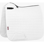 LeMieux Tapis de Selle Prosport Plain Square D-Ring Dressage Blanc LeMieux Tapis de Selle Prosport Plain Square D-Ring Dressage Blanc