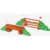 LeMieux Toy Pony XC Jump Set Vert/Marron LeMieux Toy Pony XC Jump Set Vert/Marron