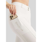 Montar Pantalon d'Équitation MoLila Champagne Crystals Full Grip Blanc Montar Pantalon d'Équitation MoLila Champagne Crystals Full Grip Blanc
