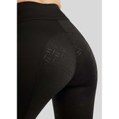 Montar Legging d'Équitation MoPearl Pintuck Full Grip Noir Montar Legging d'Équitation MoPearl Pintuck Full Grip Noir