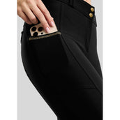 Montar Pantalon d'Équitation MoVeronica Golden Quartz Full Grip Noir Montar Pantalon d'Équitation MoVeronica Golden Quartz Full Grip Noir