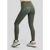 Montar Leggings d'équitation Thermo MoVeronica Golden Quartz Full Grip Forest Green Montar Leggings d'équitation Thermo MoVeronica Golden Quartz Full Grip Forest Green
