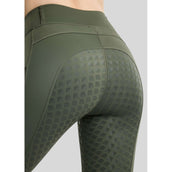 Montar Leggings d'équitation Thermo MoVeronica Golden Quartz Full Grip Forest Green Montar Leggings d'équitation Thermo MoVeronica Golden Quartz Full Grip Forest Green